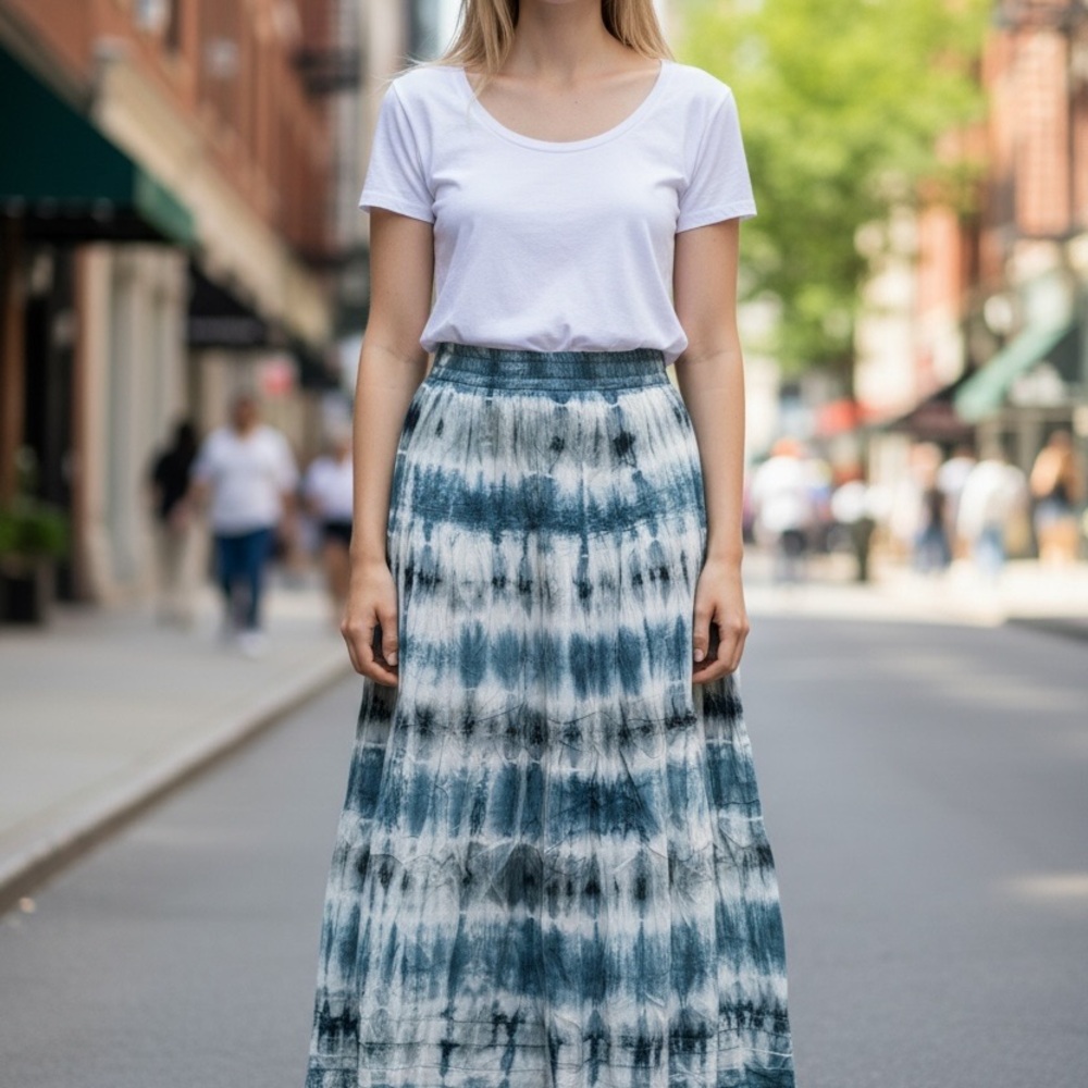 Charlie JoeTie Dye Maxi Skirt